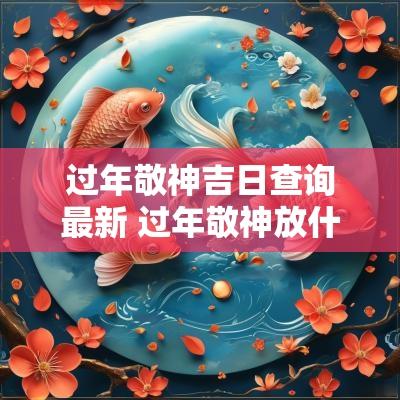 过年敬神吉日查询最新 过年敬神放什么祭品