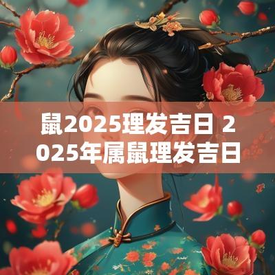 鼠2025理发吉日 2025年属鼠理发吉日