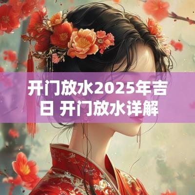 开门放水2025年吉日 开门放水详解