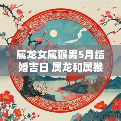 属龙女属猴男5月结婚吉日 属龙和属猴的适合做夫妻吗