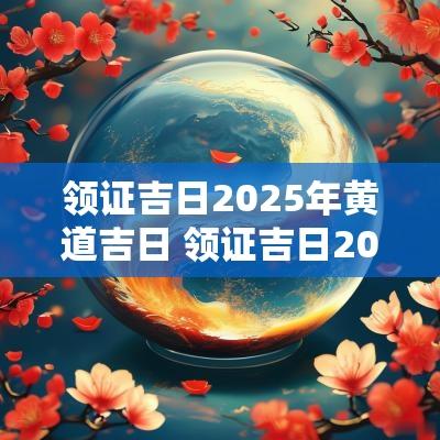 领证吉日2025年黄道吉日 领证吉日2025年吉日