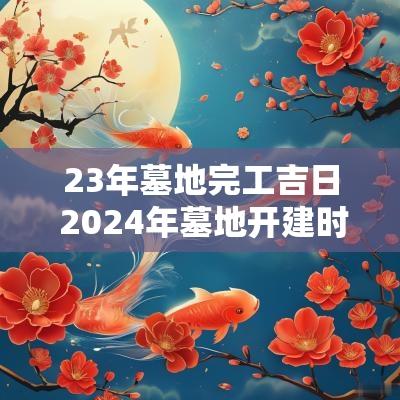 23年墓地完工吉日 2025年墓地开建时间