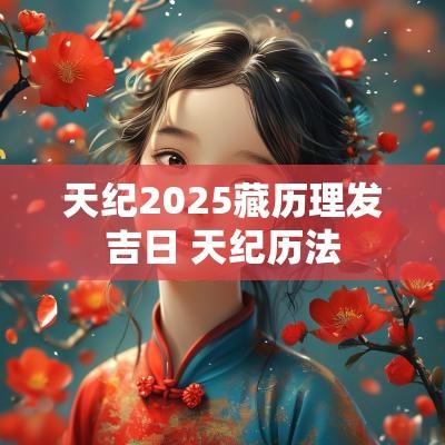 天纪2025藏历理发吉日 天纪历法