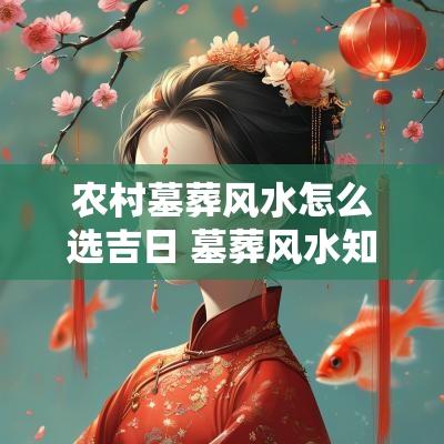 农村墓葬风水怎么选吉日 墓葬风水知识大全