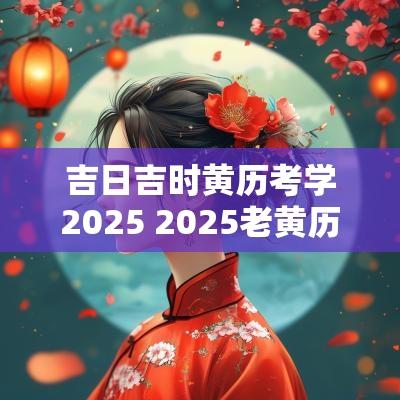 吉日吉时黄历考学2025 2025老黄历考试吉日查询