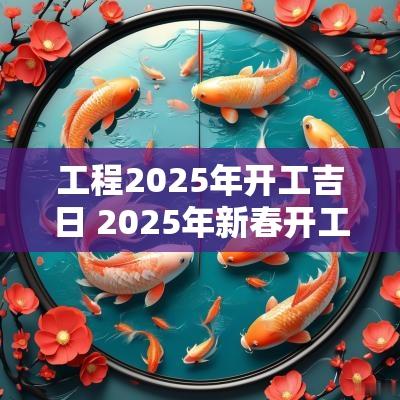 工程2025年开工吉日 2025年新春开工吉日是