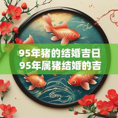 95年猪的结婚吉日 95年属猪结婚的吉日
