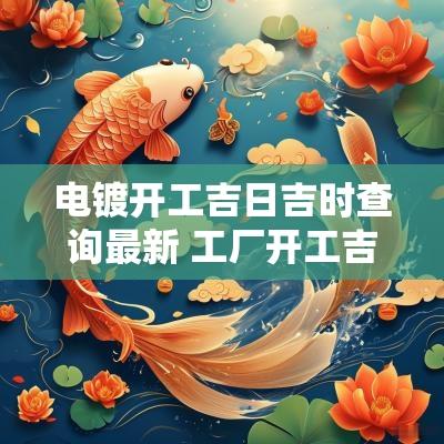 电镀开工吉日吉时查询最新 工厂开工吉时吉日查询大全