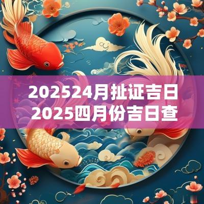 202524月扯证吉日 2025四月份吉日查询表