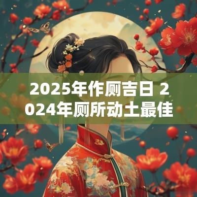 2025年作厕吉日 2025年厕所动土最佳日子
