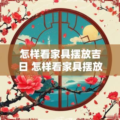 怎样看家具摆放吉日 怎样看家具摆放吉日风水