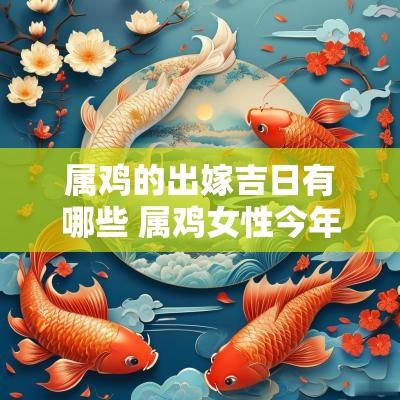 属鸡的出嫁吉日有哪些 属鸡女性今年出嫁的吉日