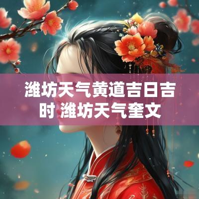 潍坊天气黄道吉日吉时 潍坊天气奎文