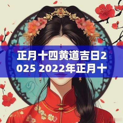 正月十四黄道吉日2025 2025年正月十五黄道吉日