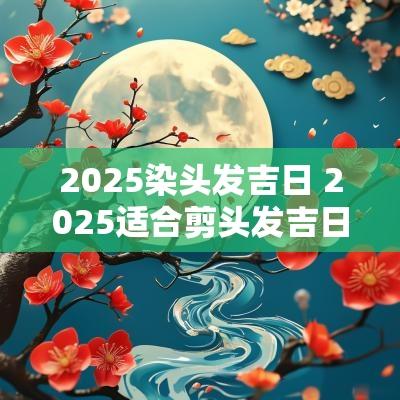 2025染头发吉日 2025适合剪头发吉日