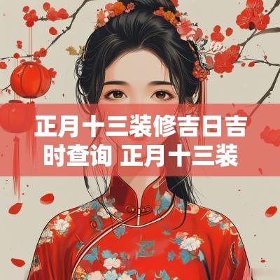 正月十三装修吉日吉时查询 正月十三装修吉日吉时