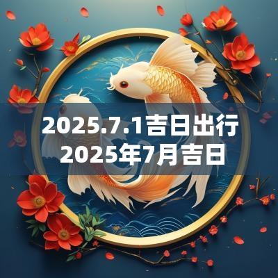 2025.7.1吉日出行 2025年7月吉日