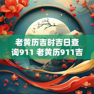 老黄历吉时吉日查询911 老黄历911吉日查询2025