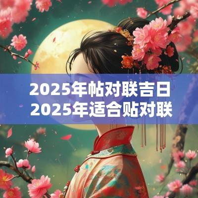 2025年帖对联吉日 2025年适合贴对联的日子