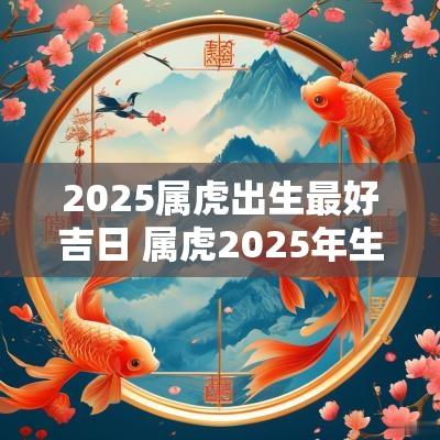 2025属虎出生最好吉日 属虎2025年生孩子吉日