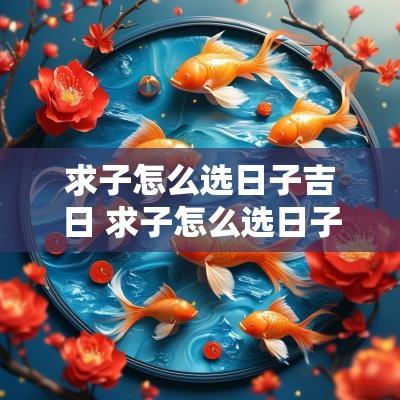 求子怎么选日子吉日 求子怎么选日子吉日呢