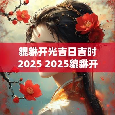 貔貅开光吉日吉时2025 2025貔貅开光吉日吉时