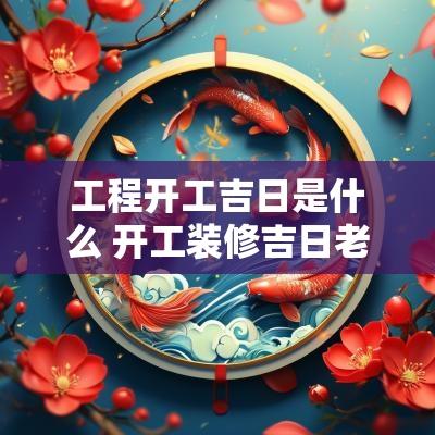 工程开工吉日是什么 开工装修吉日老黄历