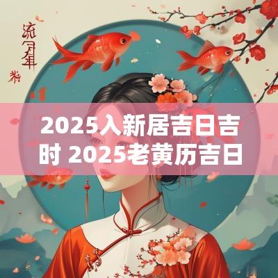 2025入新居吉日吉时 2025老黄历吉日查询