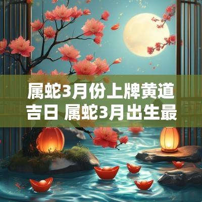 属蛇3月份上牌黄道吉日 属蛇3月出生最好的吉日