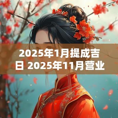 2025年1月提成吉日 2025年11月营业吉日