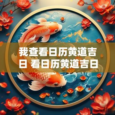 我查看日历黄道吉日 看日历黄道吉日教学