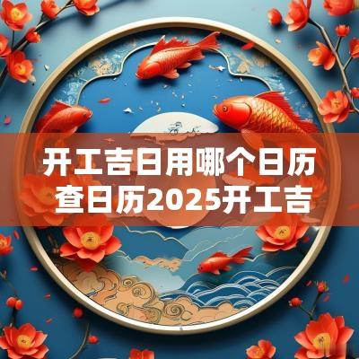 开工吉日用哪个日历 查日历2025开工吉日