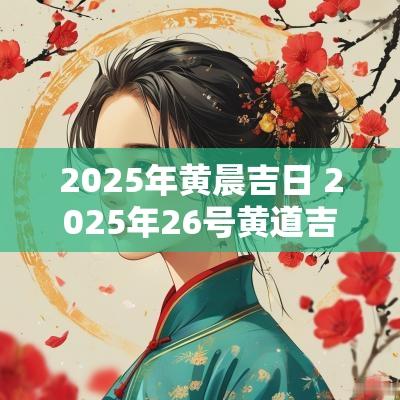 2025年黄晨吉日 2025年26号黄道吉日