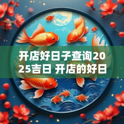 开店好日子查询2025吉日 开店的好日子最近
