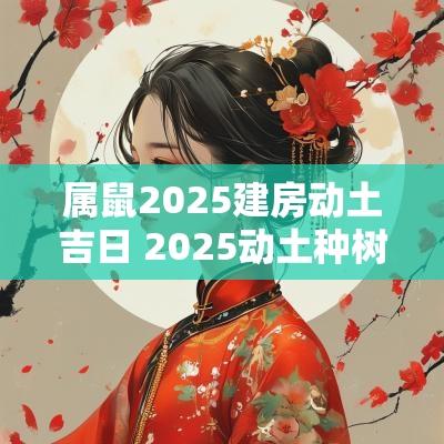 属鼠2025建房动土吉日 2025动土种树的吉日