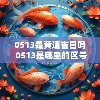 0513是黄道吉日吗 0513是哪里的区号