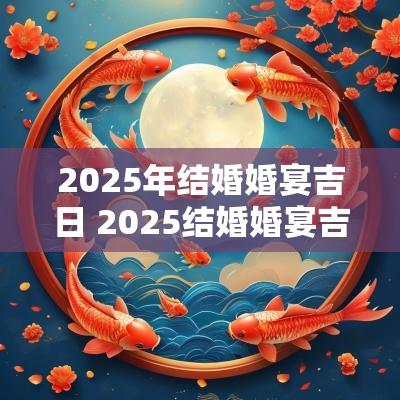 2025年结婚婚宴吉日 2025结婚婚宴吉日