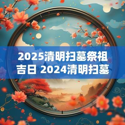 2025清明扫墓祭祖吉日 2025清明扫墓的吉日河南