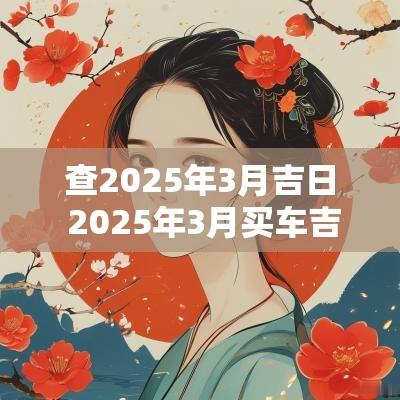 查2025年3月吉日 2025年3月买车吉日