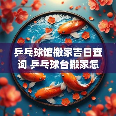乒乓球馆搬家吉日查询 乒乓球台搬家怎么运送