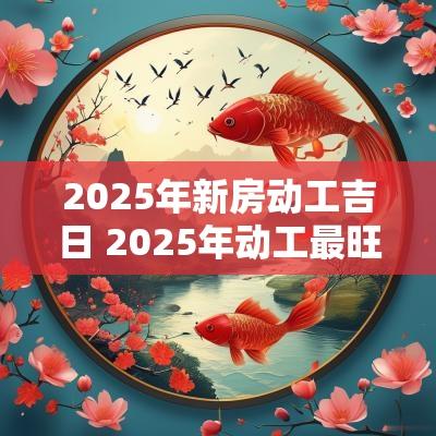 2025年新房动工吉日 2025年动工最旺吉日