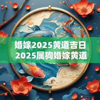 婚嫁2025黄道吉日 2025属狗婚嫁黄道吉日