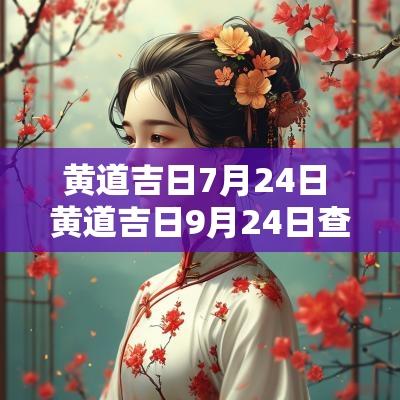 黄道吉日7月24日 黄道吉日9月24日查询