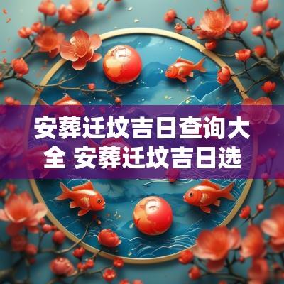 安葬迁坟吉日查询大全 安葬迁坟吉日选择哪天好