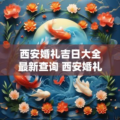 西安婚礼吉日大全最新查询 西安婚礼一览表