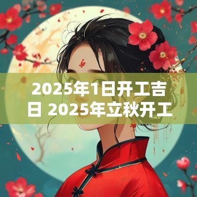2025年1日开工吉日 2025年立秋开工吉日