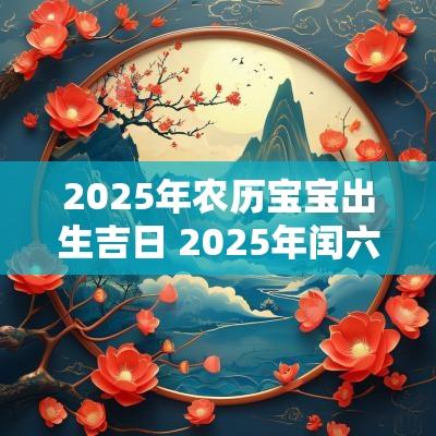 2025年农历宝宝出生吉日 2025年闰六月宝宝出生吉日