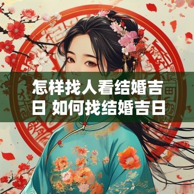 怎样找人看结婚吉日 如何找结婚吉日