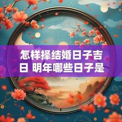 怎样择结婚日子吉日 明年哪些日子是结婚吉日