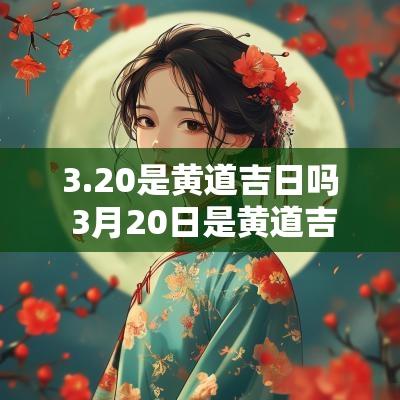 3.20是黄道吉日吗 3月20日是黄道吉日吗